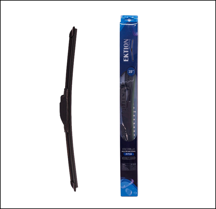 ESCOBILLA FIT UNIVERSAL MULTI FUNCIONAL 19'' CURVA GOMA - INCLUYE ENGANCHES