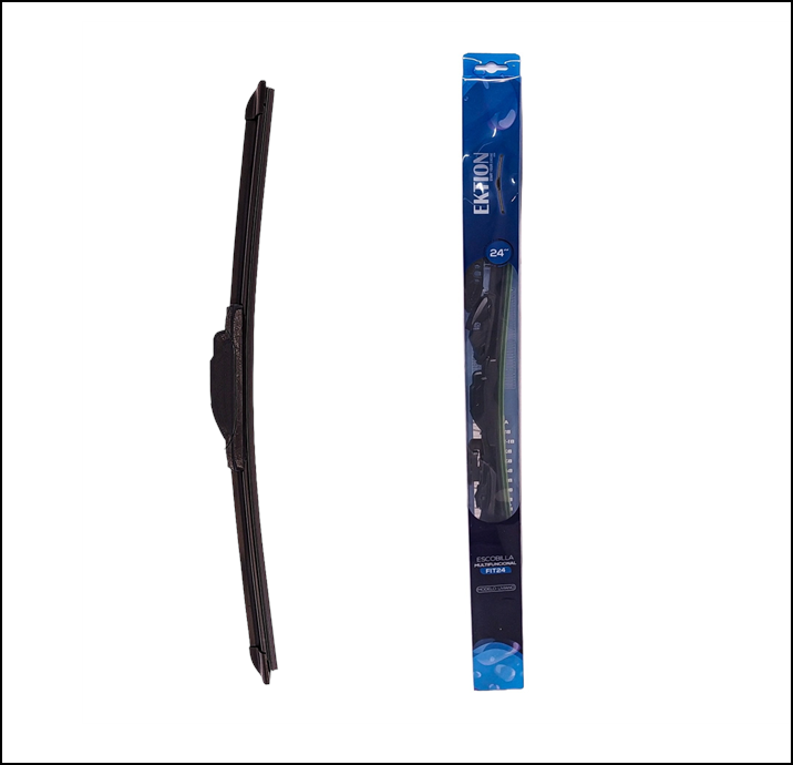 ESCOBILLA FIT UNIVERSAL MULTI FUNCIONAL 24'' CURVA GOMA - INCLUYE ENGANCHES