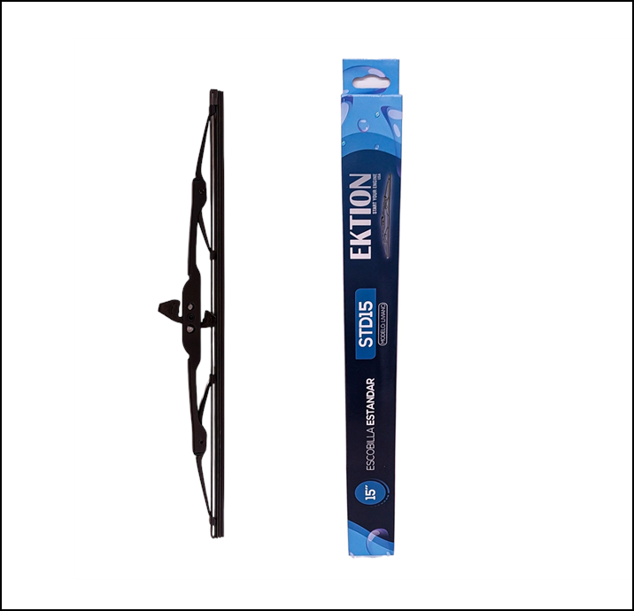 ESCOBILLA FLAT UNIVERSAL ENGANCHE ESTANDAR 15'' CHATA ACERO - ENGANCHE UNVERSAL