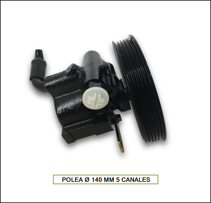 BOMBA DE DIRECCION HIDRAULICA - CHEVROLET  PRISMA/AGILE/CLASSIC/CELTA POLEA Ø 141MM S/DEPOSITO 5 CANALES(codigo anterior BH-6483)
