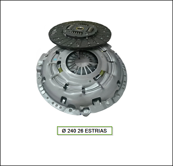 CONJUNTO DE EMBRAGUE P-D - VW AMAROK 2.0 TDI 122CV (CDBA DIESEL)  09 - 10 18