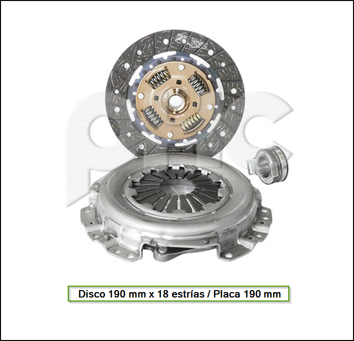 KIT DE EMBRAGUE - P+D+C - SUZUKI SWIFT 1.5 2005/...