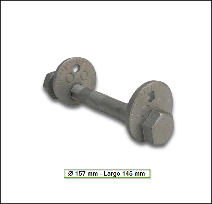 CORRECTOR DE COMBA PARRILLA INFERIOR - TOYOTA HILUX 2016/... (PARA BUJE Ø 16MM LARGO 145 MM )