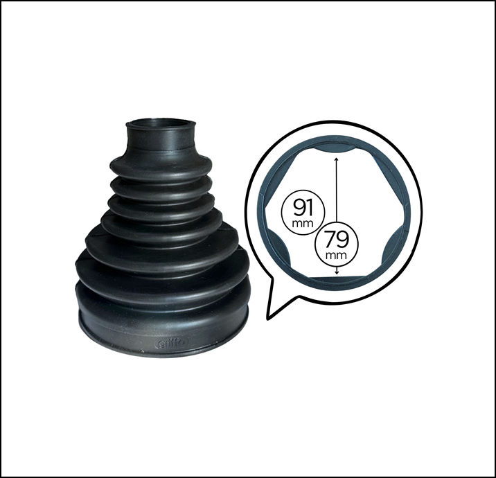 FUELLE DE TRANSMISION FIAT TORO - FORD KUGA - RANGER - NISSAN MURANO LADO TRICETA CON TREBOL