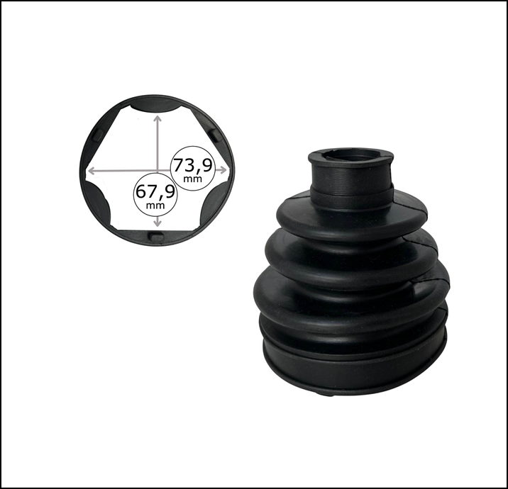 FUELLE DE TRANSMISION LADO CAJA DODGE JOURNEY - FORD FOCUS - MONDEO - HONDA FIT - CON TREBOL