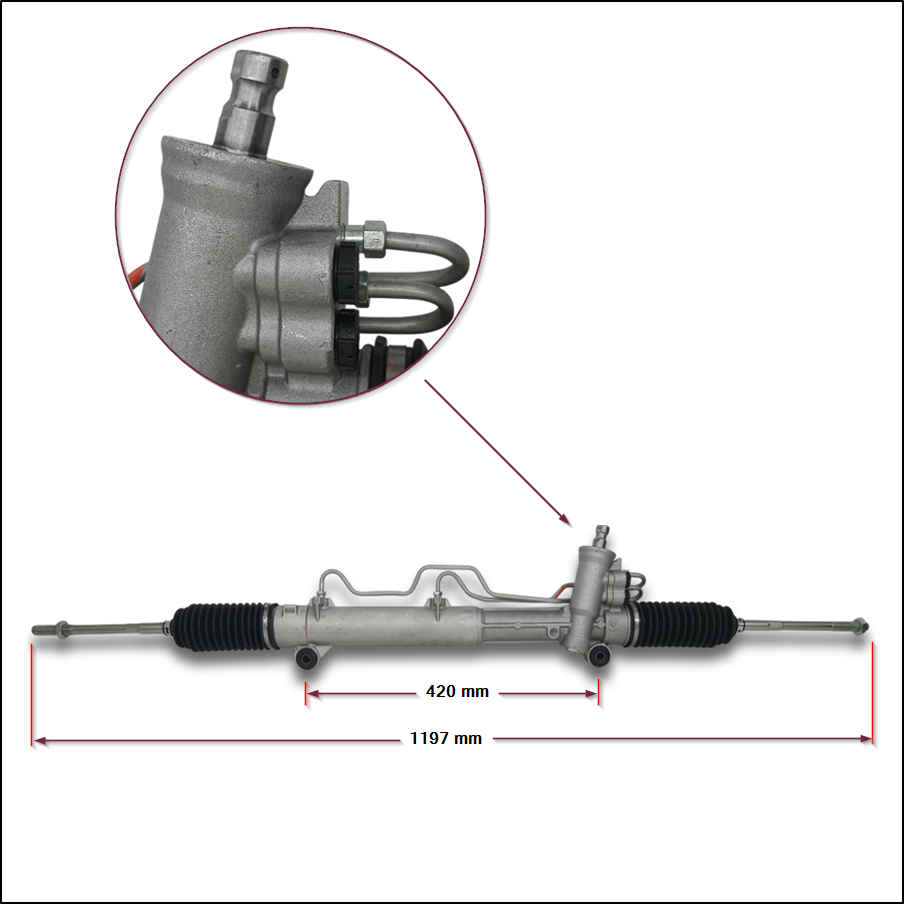 CAJA DE DIRECCION HIDRAULICA FORD FIESTA/COURIER 96/04