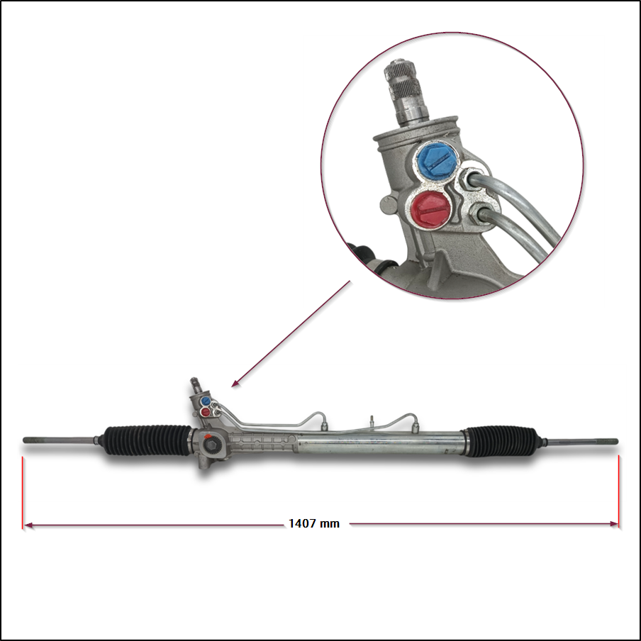 CAJA DE DIRECCION HIDRAULICA FIAT DUCATO - PEUGEOT BOXER 08/16  (ESTRIA FINA)