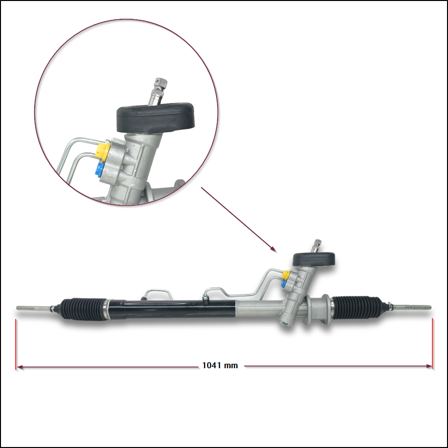 CAJA DE DIRECCION HIDRAULICA CHEVROLET AVEO (PIÑON ESTRIADO)