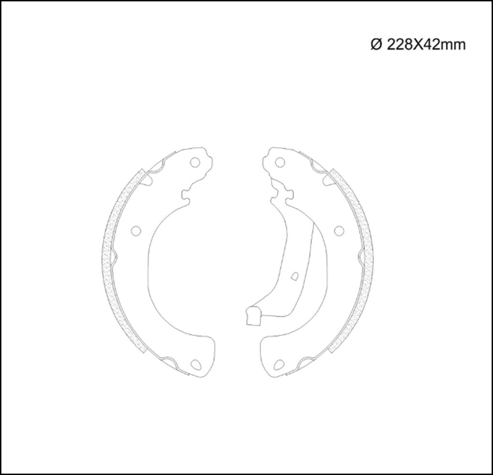 ZAPATA CON CINTA FRAS-LE - FORD ECOSPORT KINETIC 2017 / 2026