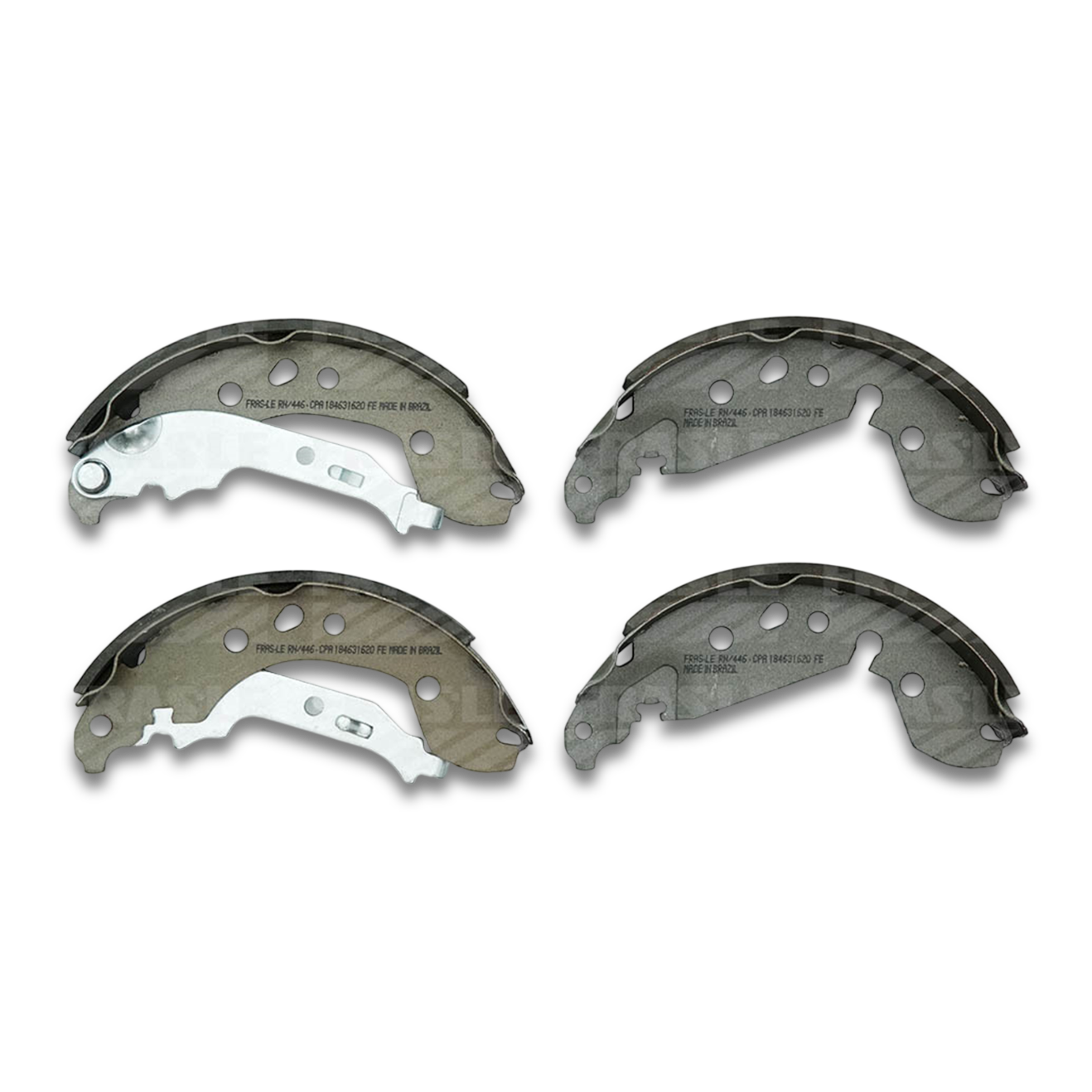 JGO. ZAPATAS NISSAN MICRA III - NOTE I - TIIDA - NOTE II - TERRANO III (2002 - 2013) - RENAULT SYMBOL - LOGAN