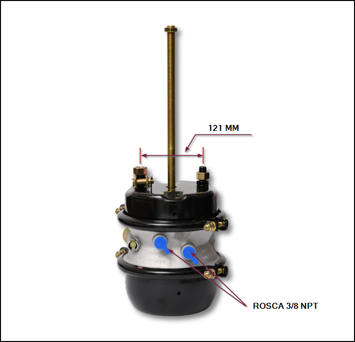 SPRING BRAKE  30"- 30" (121MM) 3/8" NPT