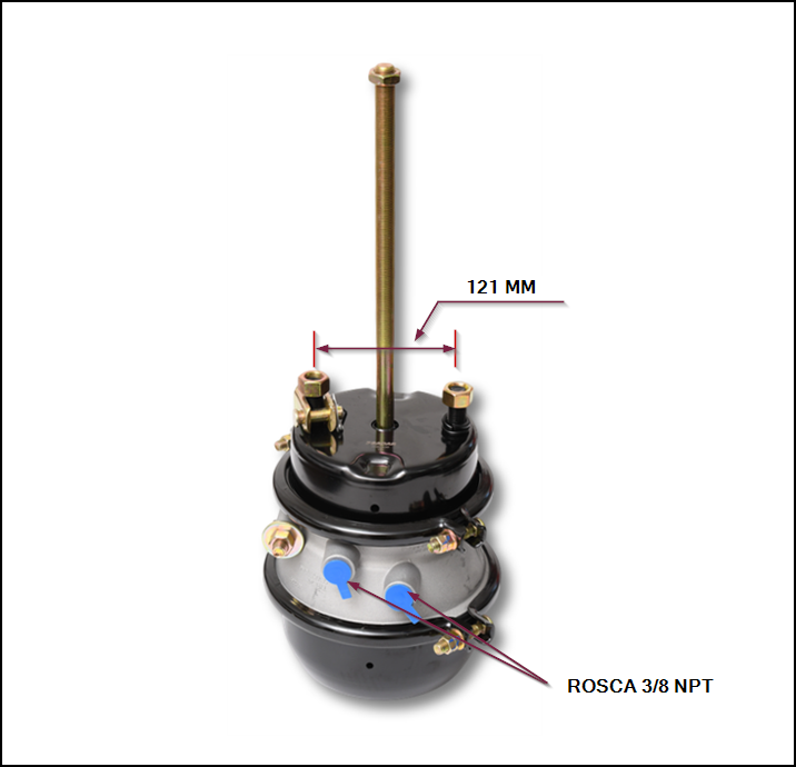SPRING BRAKE  24"- 30" (121MM) 3/8" NPT