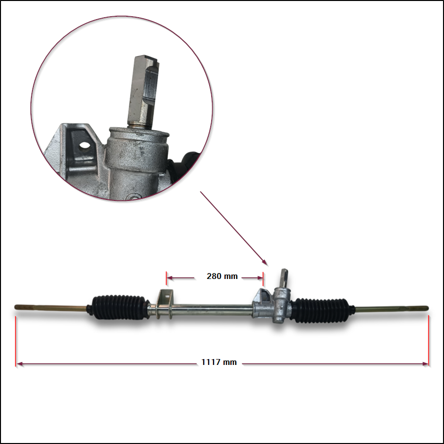 CAJA DE DIRECCION MECANICA RENAULT KANGOO II (1115CM )