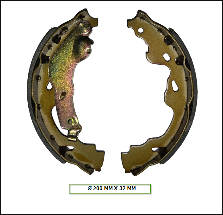 ZAPATAS CON CINTA TOYOTA ETIOS - YARIS 2016/...