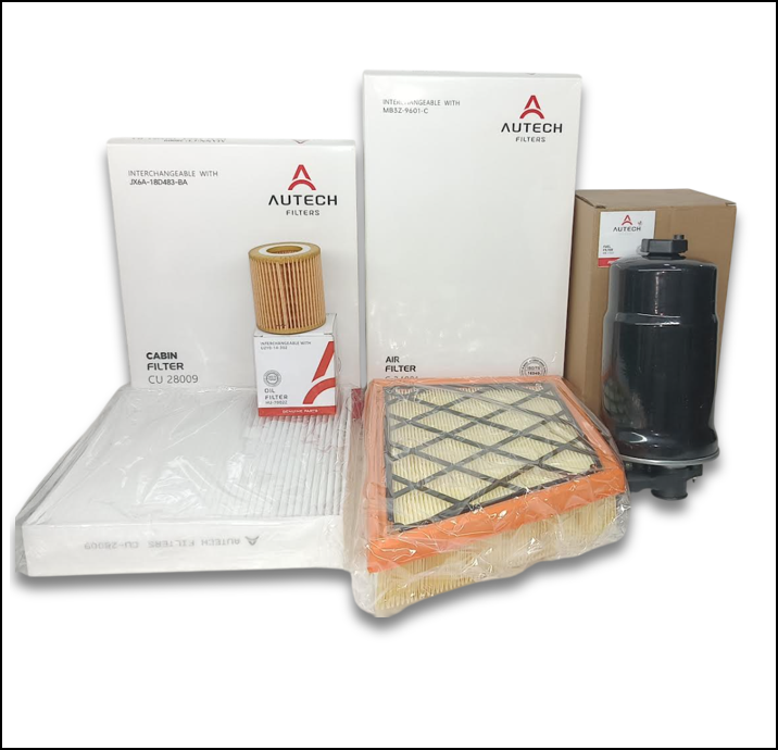 KIT DE FILTROS AUTECH NEW RANGER 2.0 2024/... ( C-34001 + HU-7002Z + CU-28009 + WK-11027 )