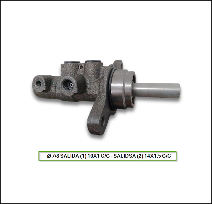 BOMBA DE FRENO FORD RANGER 3.2 TDCI AT 2016 / 2026 - RAPTOR 2.0 BIT. 4X4 10  AT 2019 / 2026 - 1 SALIDA 14X1.5 - 1 SALIDA 10X1