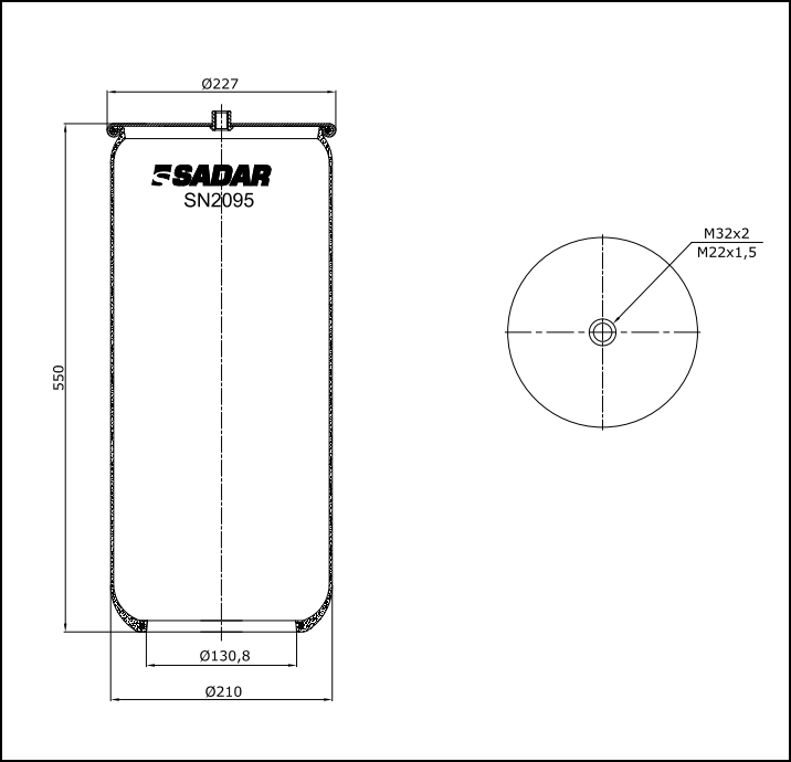 KIT REPARACION SN-2094 MB ACTROS 2545