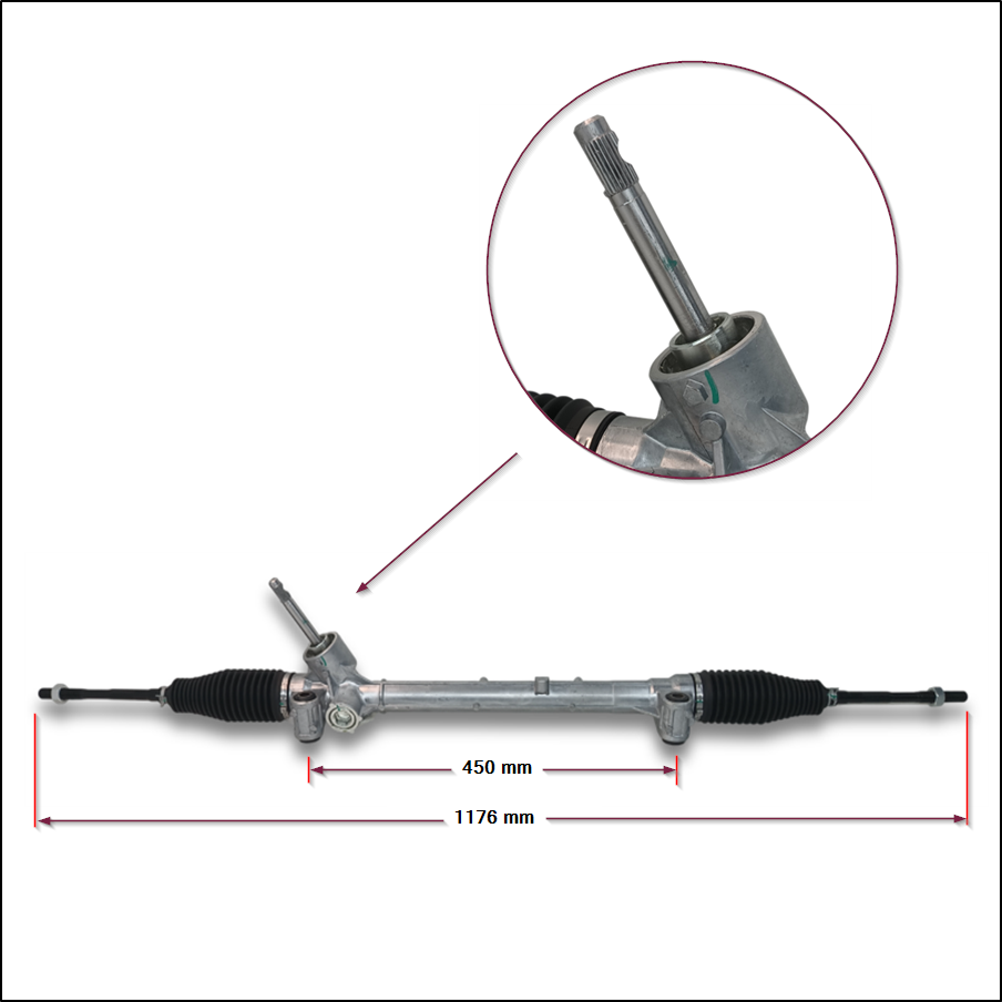 CREMALLERA DE DIRECCION ELECTRICA - FIAT PUSE - FASTBACK