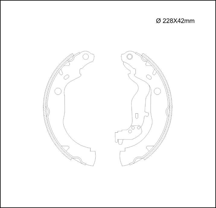 ZAPATAS DE FRENO RENAULT DUSTER 1.6L 2.0L 16V 12/ SANDERO II 1.6L 8V /15 - ESPRESS-DAIA DOKKER ( SH-0808 )