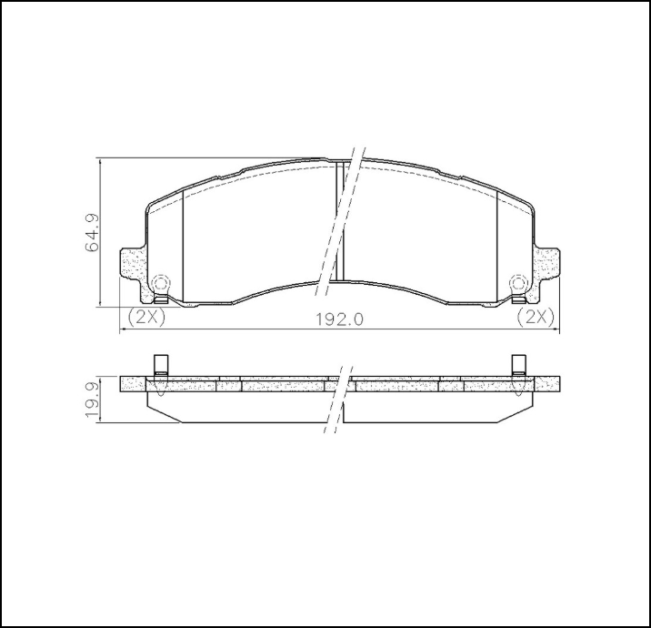 PASTILLAS DE FRENO TRASERAS DODGE RAM LARAMIE 2500 -3500 2021/2026