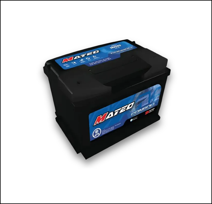 BATERIA MATEO 12X65 LARGO: 245 MM - ANCHO: 175 MM - ALTO: 175 MM CCA -18° 270 A (NEGRA)