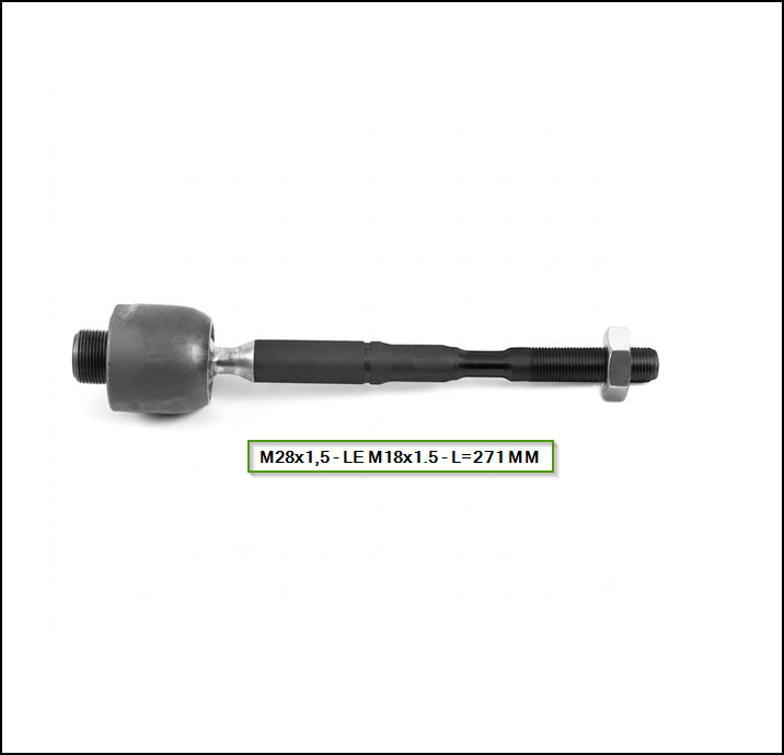 ARTICULACION AXIAL (PRECAP) TOYOTA HIACE 2019/... - M28x1,5 - LE M18x1.5 - L=271 MM
