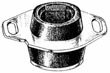 SOPORTE  DE MOTOR IZQUIERDO PEUGEOT  P-106/205/405N/ PARTNER CITROEN  C-15 / XANTIA