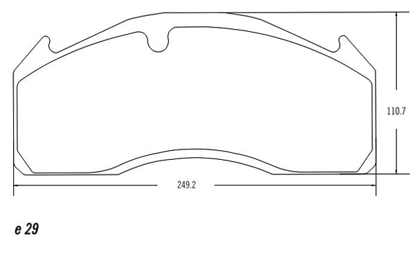PASTILLA DE FRENO DEL/TRAS VOLVO B7-/B9 05/... /FL 618 00/... /FM9/FM12/FH12/FH16 01/...