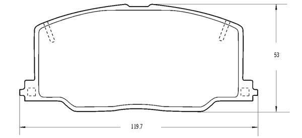 PASTILLA DE FRENO TOYOTA CELICA/CARINA/COROLLA 14/...