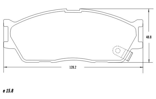 PASTILLA DE FRENO DEL KIA RIO