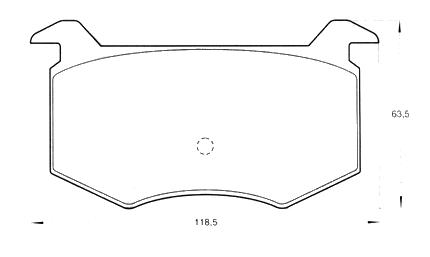 PASTILLA DE FRENO DEL ALEKO