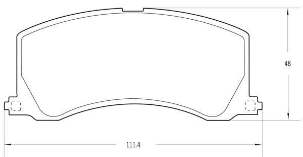 PASTILLA DE FRENO DEL SUZUKI BALENO 95/02 (1.3-1.6-1.8)