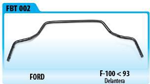 BARRA ESTABILIZADORA FORD F-100 .../93 DELANTERA