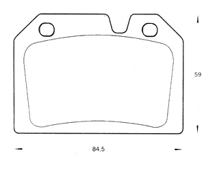 PASTILLA DE FRENO DEL LADA LAIKA 90/95