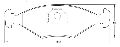 PASTILLA DE FRENO FIAT TEMPRA