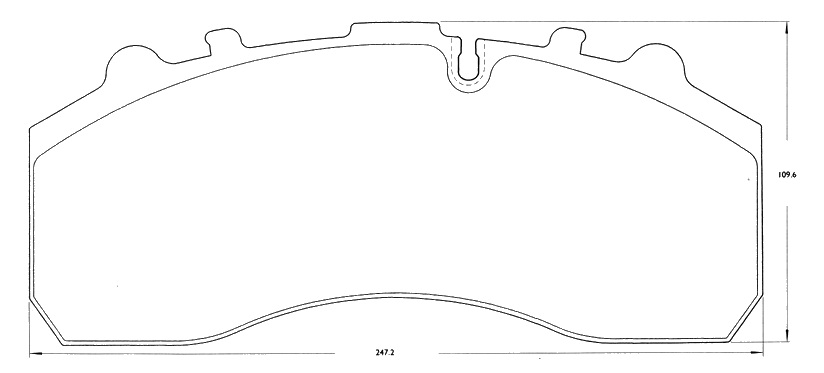 PASTILLA DE FRENO DEL/TRAS MERCEDES BENZ 1938/AXOR/S/SCANIA