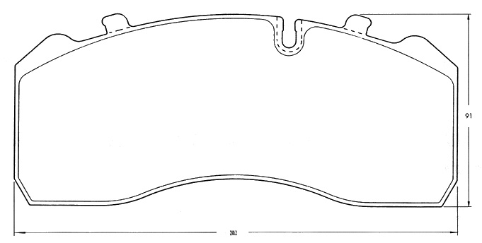 PASTILLA DE FRENO MERCEDES BENZ 1115/ATEGO - RENAULT AE-385