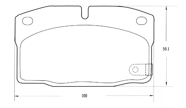 PASTILLA DE FRENO DEL DAEWO CIELO 93/... /ESPERO 90/94 /NEXIA 97/... /RACER 90/94