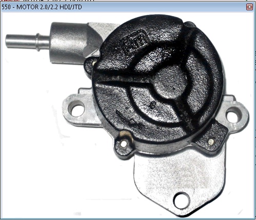 BOMBA DEPRE. CITROEN/PEUGEOT 206/306/307/406  MOTOR 2.0/2.2 HDI/JTD