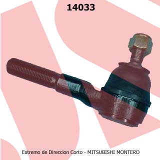 EXTREMO DE DIRECCIÓN EXT MITSUBISHI L-200 (4X4)/MONTERO 92/99 (112MM-CORTO)