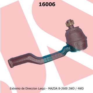 EXTREMO DE DIRECCION MAZDA B-2500/2600 (4X2-4X4-LARGO)