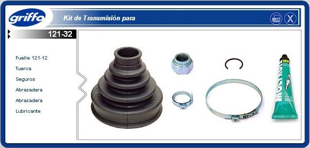 KIT TRANSMISION L/RDA.  REGATTA / TIPO