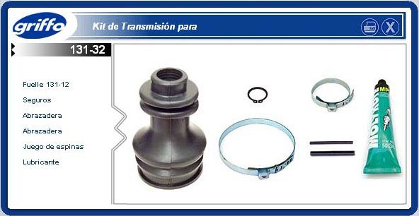 KIT TRANSMISION L/CAJA  R-9 / R-11 / R-12