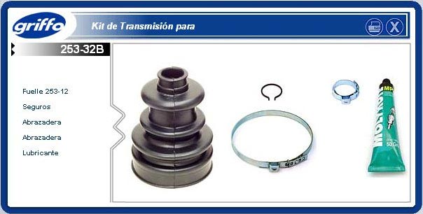 KIT TRANSMISION L/RDA.  RENAULT 4