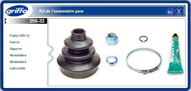 KIT TRANSMISION L/RDA.  DUNA / FIORINO